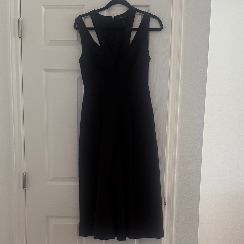 BCBGMaxAzria Black Sleeveless Jumpsuit